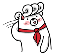 Polar Bear's cooking & food sticker sticker #1892551