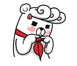 Polar Bear's cooking & food sticker sticker #1892552