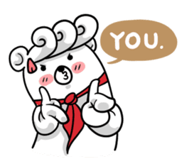 Polar Bear's cooking & food sticker sticker #1892555