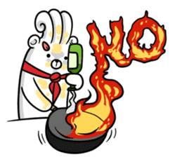 Polar Bear's cooking & food sticker sticker #1892558