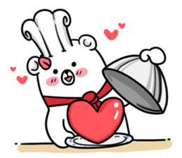 Polar Bear's cooking & food sticker sticker #1892566
