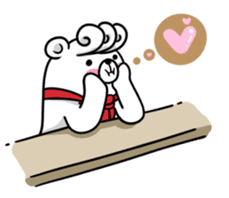 Polar Bear's cooking & food sticker sticker #1892569