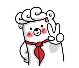 Polar Bear's cooking & food sticker sticker #1892573