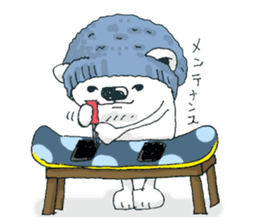 Snowboard polar bears sticker #1892837