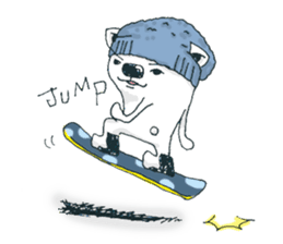 Snowboard polar bears sticker #1892842