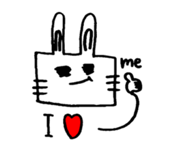 squarerabbit sticker #1892981