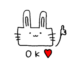 squarerabbit sticker #1892990