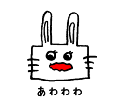 squarerabbit sticker #1892996