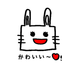 squarerabbit sticker #1893010