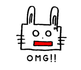 squarerabbit sticker #1893013