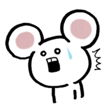 Lovely Mouse Sticker sticker #1893514