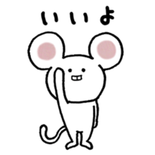 Lovely Mouse Sticker sticker #1893526