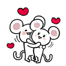 Lovely Mouse Sticker sticker #1893527