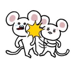 Lovely Mouse Sticker sticker #1893528