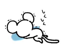 Lovely Mouse Sticker sticker #1893535