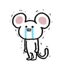 Lovely Mouse Sticker sticker #1893540