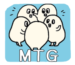 Businessman P Taro who works sticker #1893635