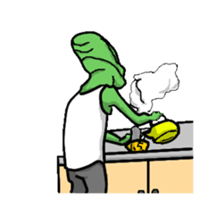 Living landscape in Japan phrase alien. sticker #1893902