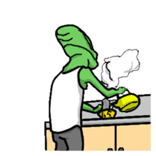 Living landscape in Japan phrase alien. sticker #1893902