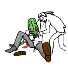 Living landscape in Japan phrase alien. sticker #1893930