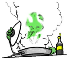 Living landscape in Japan phrase alien. sticker #1893937