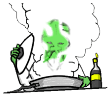 Living landscape in Japan phrase alien. sticker #1893937