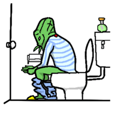 Living landscape in Japan phrase alien. sticker #1893939