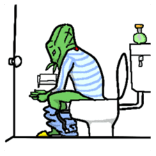 Living landscape in Japan phrase alien. sticker #1893939