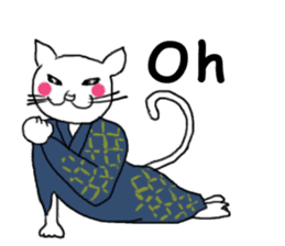 Japanese cats (English) sticker #1894194