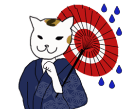 Japanese cats (English) sticker #1894196
