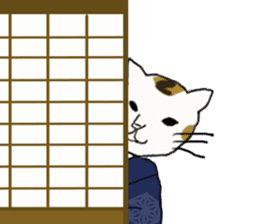 Japanese cats (English) sticker #1894220