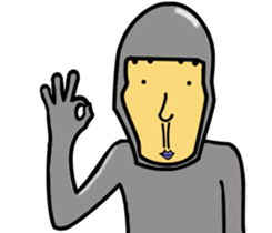 Zentai Man sticker #1894677