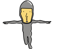 Zentai Man sticker #1894681