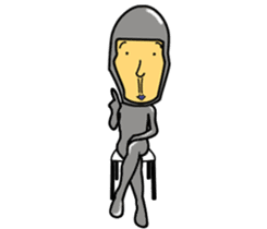 Zentai Man sticker #1894683