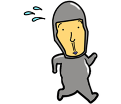 Zentai Man sticker #1894684