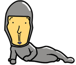 Zentai Man sticker #1894692