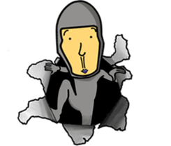 Zentai Man sticker #1894694