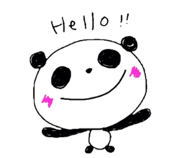 Heartwarming Panda sticker #1894941