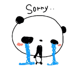 Heartwarming Panda sticker #1894945