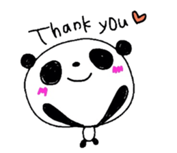 Heartwarming Panda sticker #1894946