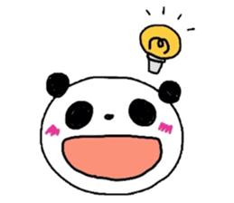 Heartwarming Panda sticker #1894968