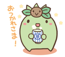 Cute mascot sticker #1895558