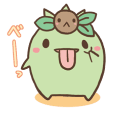 Cute mascot sticker #1895562