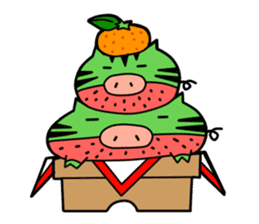 nisi-uribou Greeting&Season sticker #1896149