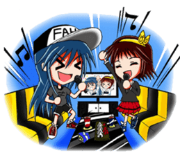 Fah & the Gangs sticker #1896214