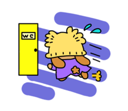 potty of the dog. sticker #1896297