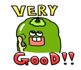Cheerful Vegetables Village sticker #1897501