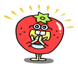 Cheerful Vegetables Village sticker #1897504