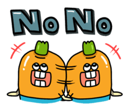 Cheerful Vegetables Village sticker #1897507