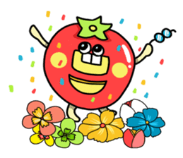 Cheerful Vegetables Village sticker #1897511